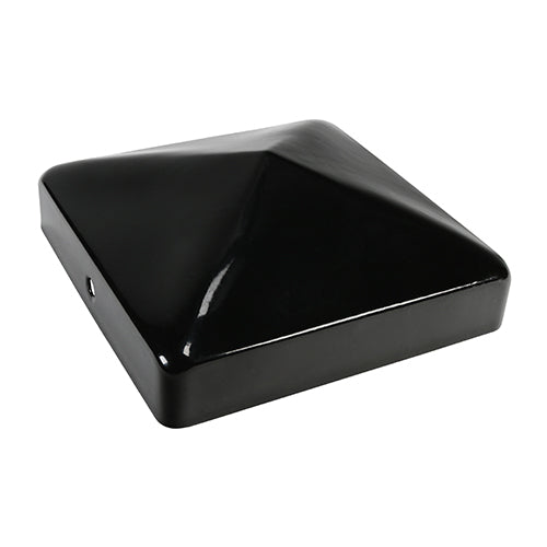 Fence Post Cap - Epoxy Black - 100mm - Unit of 1