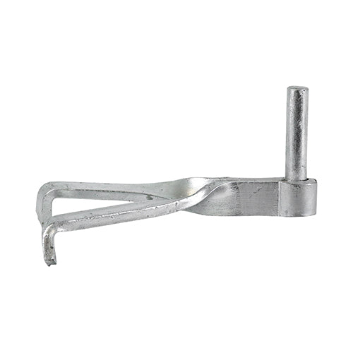 Gate Hooks To Build - Single Brick - Hot Dipped Galvanised - 12mm - Plain Bag of 1
