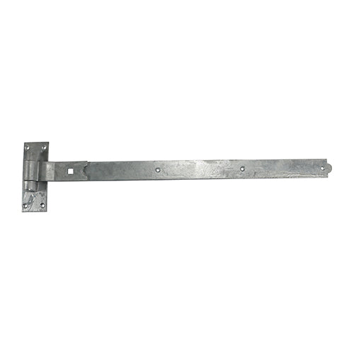 Pair of Cranked Band & Hook On Plates - Hot Dipped Galvanised - 900mm - Plain Bag of 1