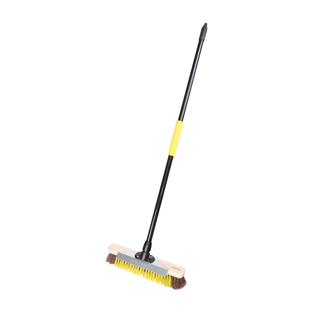 Bulldozer Heavy Duty Wooden Utility Broom & Handle - 16" - Unit of 1