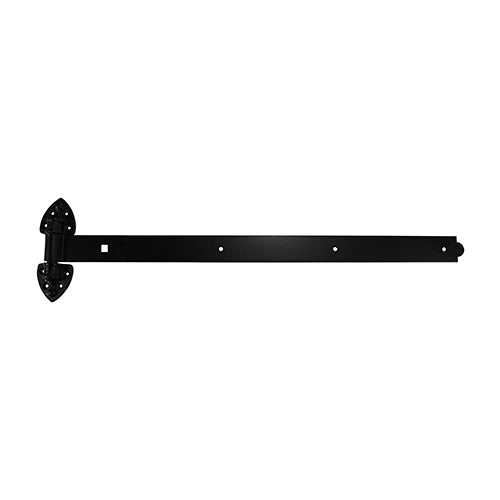Pair of Heavy Reversible Hinges - Black - 1050mm - Plain Bag of 1