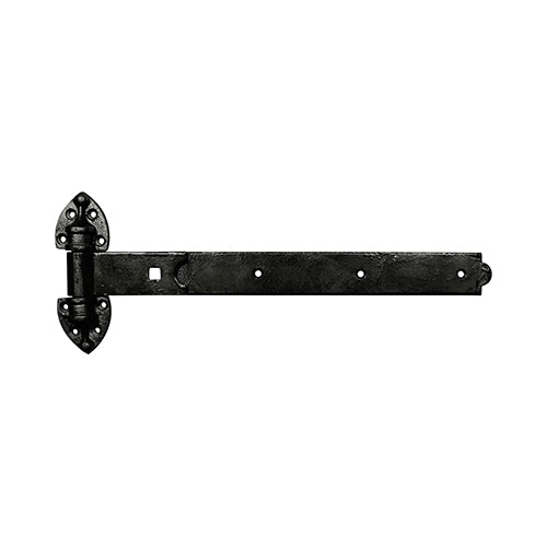 Pair of Heavy Reversible Hinges - Black - 250mm - Plain Bag of 1