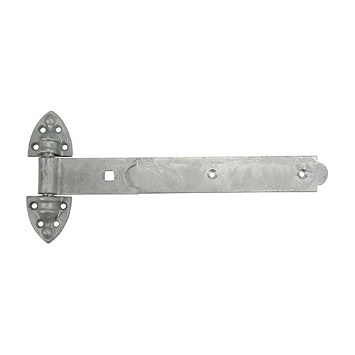 Pair of Heavy Reversible Hinges - Hot Dipped Galvanised - 300mm - Plain Bag of 1