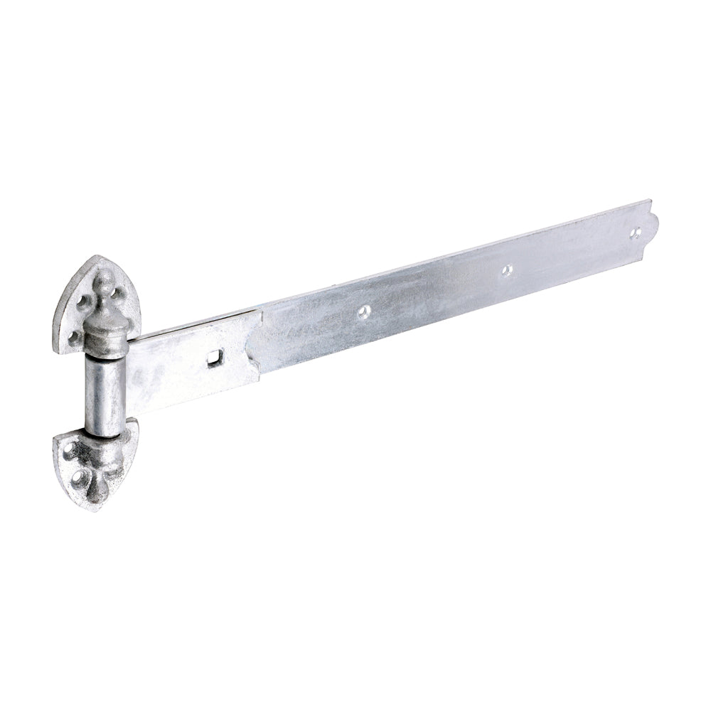 Pair of Heavy Reversible Hinges - Hot Dipped Galvanised - 500mm - Plain Bag of 1
