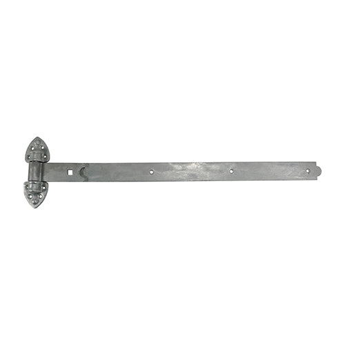 Pair of Heavy Reversible Hinges - Hot Dipped Galvanised - 750mm - Plain Bag of 1