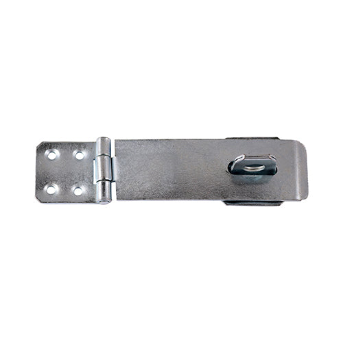 Safety Pattern Hasp & Staple - Zinc - 4 1/2" - TIMpac of 1