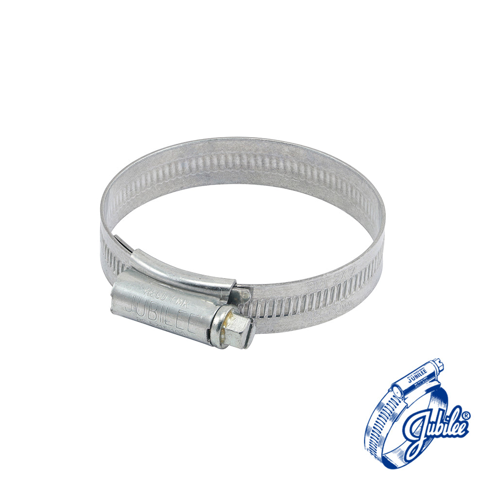 Jubilee Clip Mild Steel - 2XMS - 45 - 60mm - Box of 10