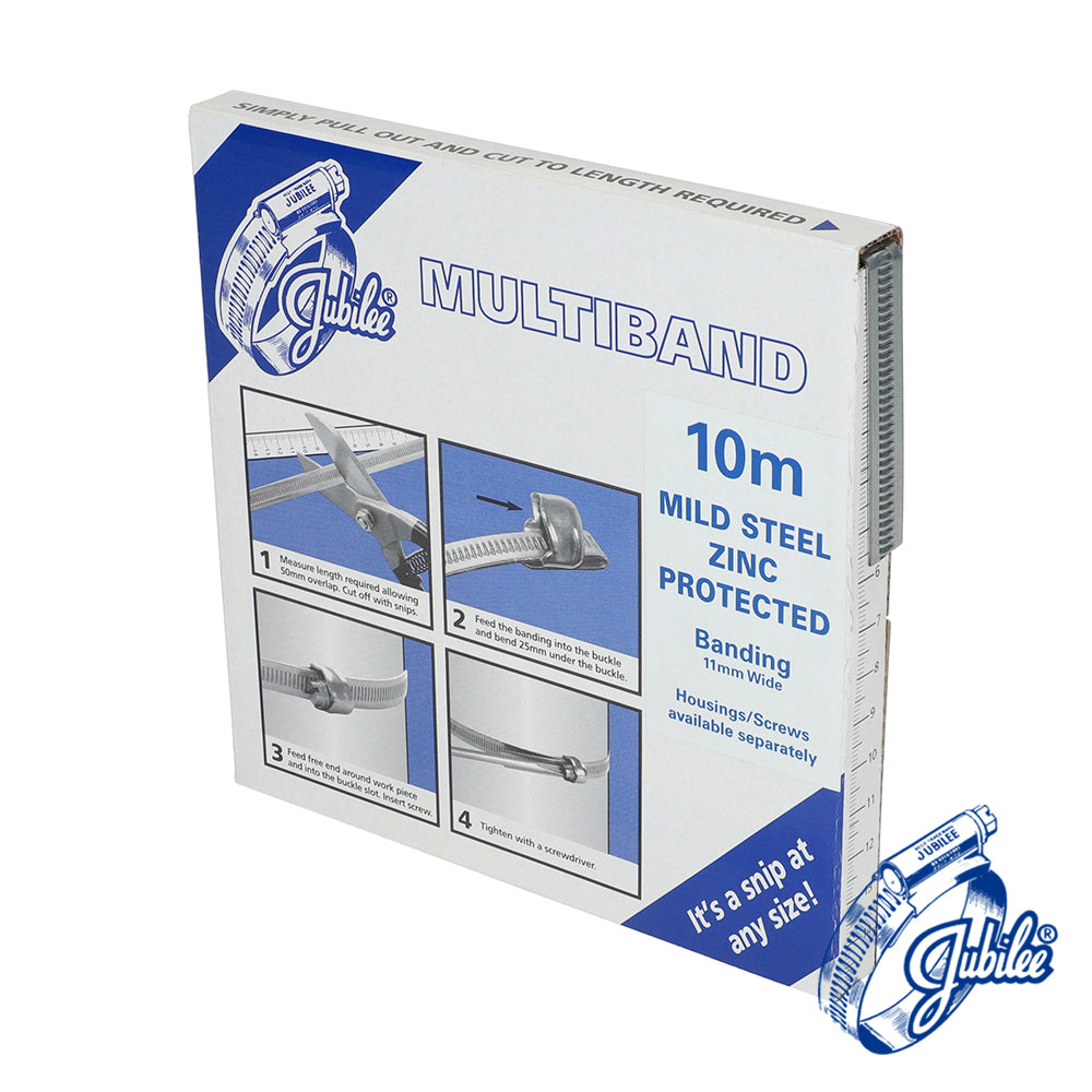 Multiband Mild Steel Banding - MB1701 - 11mm x 10m - Box of 1
