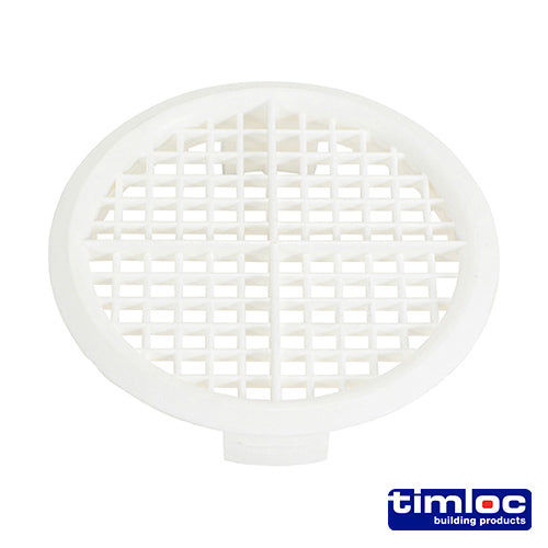 Timloc Push-in Soffit Vent - White - 1140 - 70mm - Bag of 10