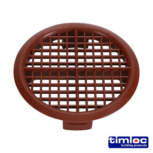 Timloc Push-in Soffit Vent - Brown - 1142 - 70mm - Bag of 10