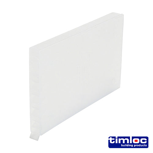 Timloc Cavity Wall Weep Vent - Clear - 1143CL - 65 x 10 x 100 - Box of 50