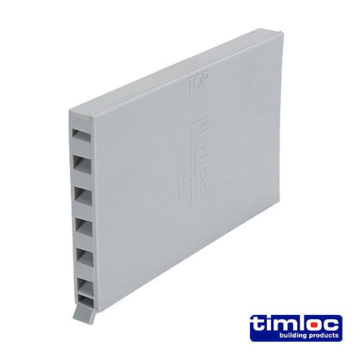 Timloc Cavity Wall Weep Vent - Grey - 1143GR - 65 x 10 x 100 - Box of 50