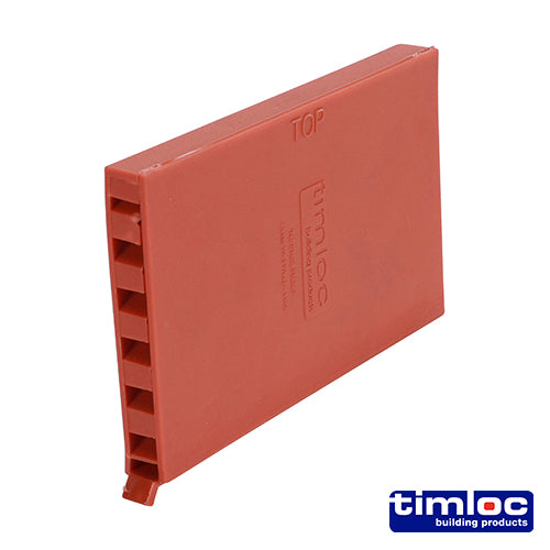 Timloc Cavity Wall Weep Vent - Terracotta - 1143TE - 65 x 10 x 100 - Box of 50