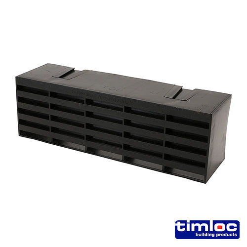 Timloc Airbrick - Plastic - Black - 1201ABBL - 215 x 69 x 60 - Box of 20