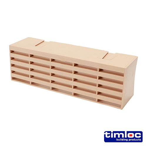 Timloc Airbrick - Plastic - Buff - 1201ABBU - 215 x 69 x 60 - Box of 20