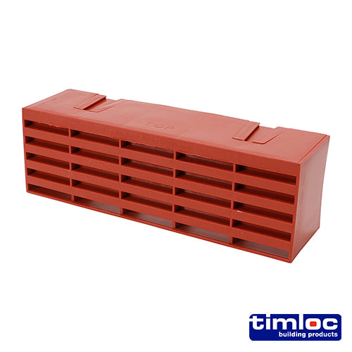 Timloc Airbrick - Plastic - Terracotta - 1201ABTE - 215 x 69 x 60 - Box of 20