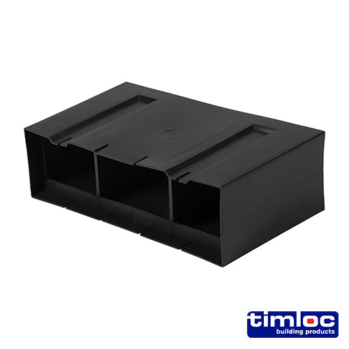 Timloc Underfloor, Vent, Horizontal Front Extension - 1203 - 115mm - Box of 20