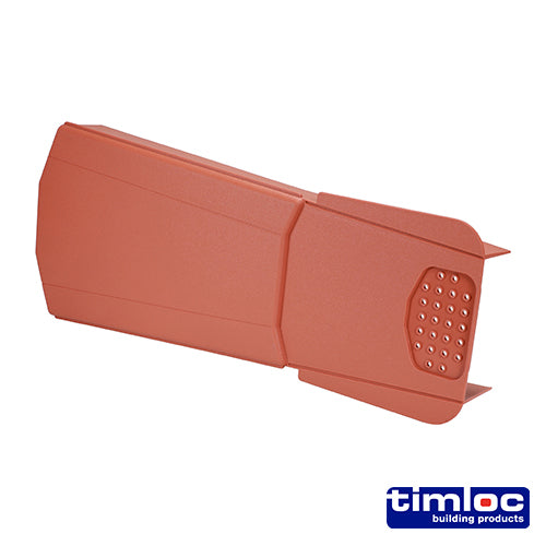 Timloc Ambi-Verge Universal Dry Fix Verge System - Terracotta - 99144 - 420 x 140/170 - Box of 20