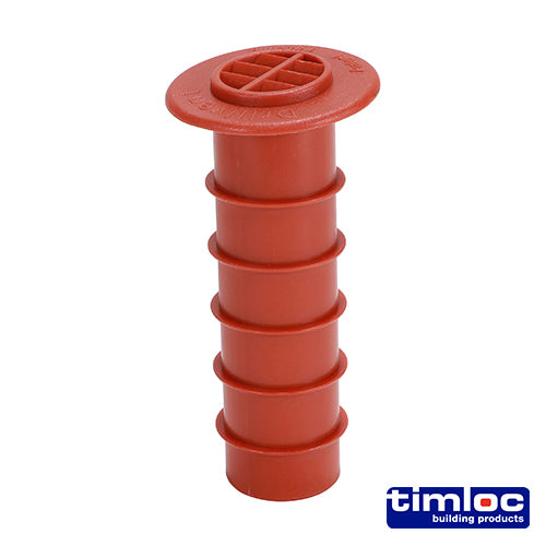 Timloc Cavity Wall Drill Vent - Terracotta - DV3 - 80mm - Box of 50