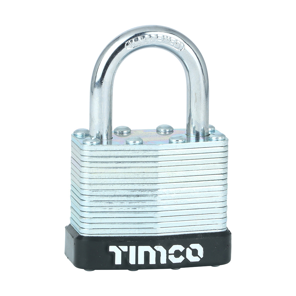 Laminated Padlock - 40mm - Backing Card of 1