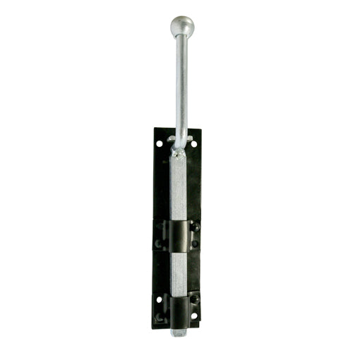 Monkey Tail Bolt - Black - 12" - TIMbag of 1