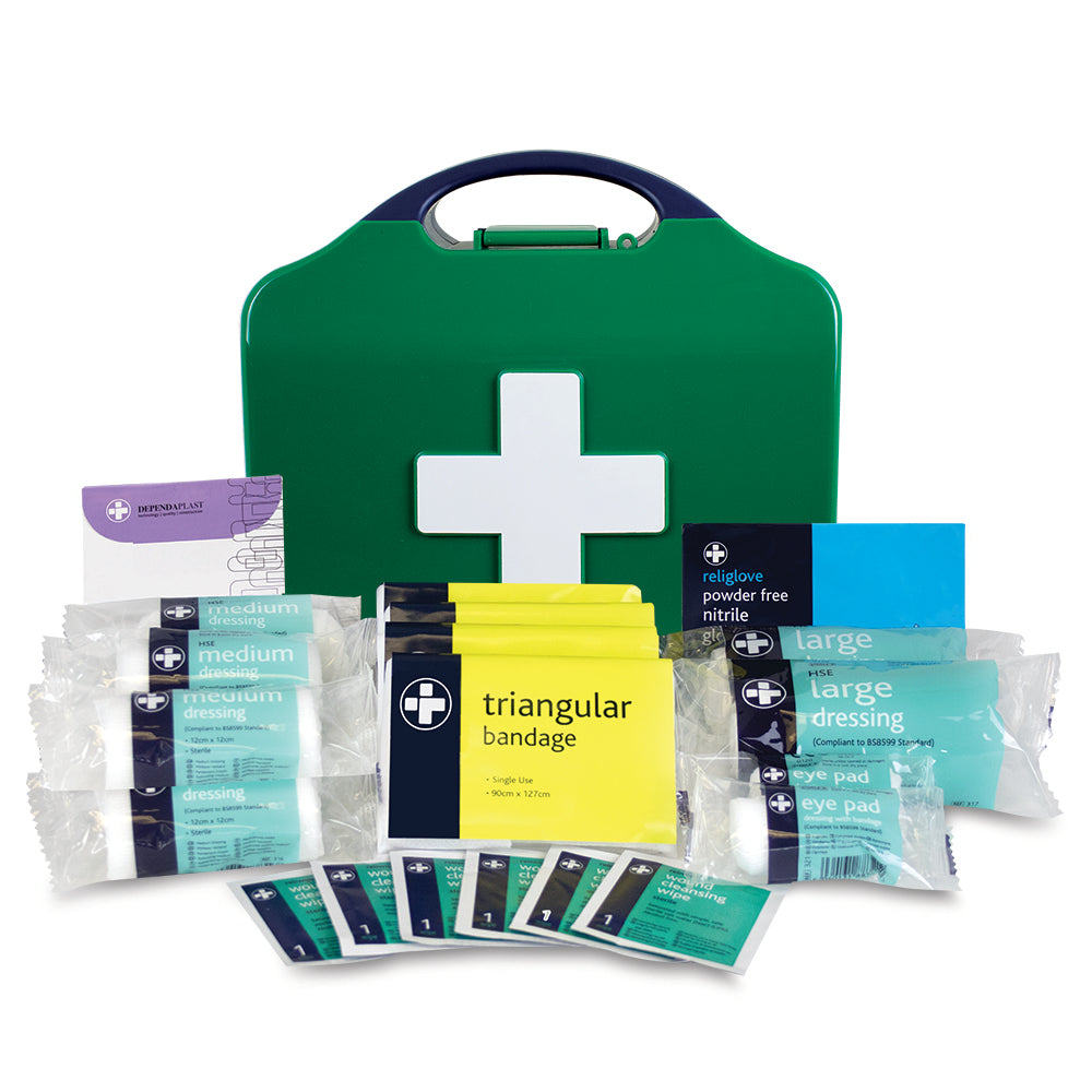 Workplace First Aid Kit – HSE Compliant - Small - Case of 1