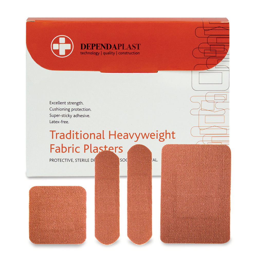 Fabric Plasters - Heavyweight - Assorted - Box of 100