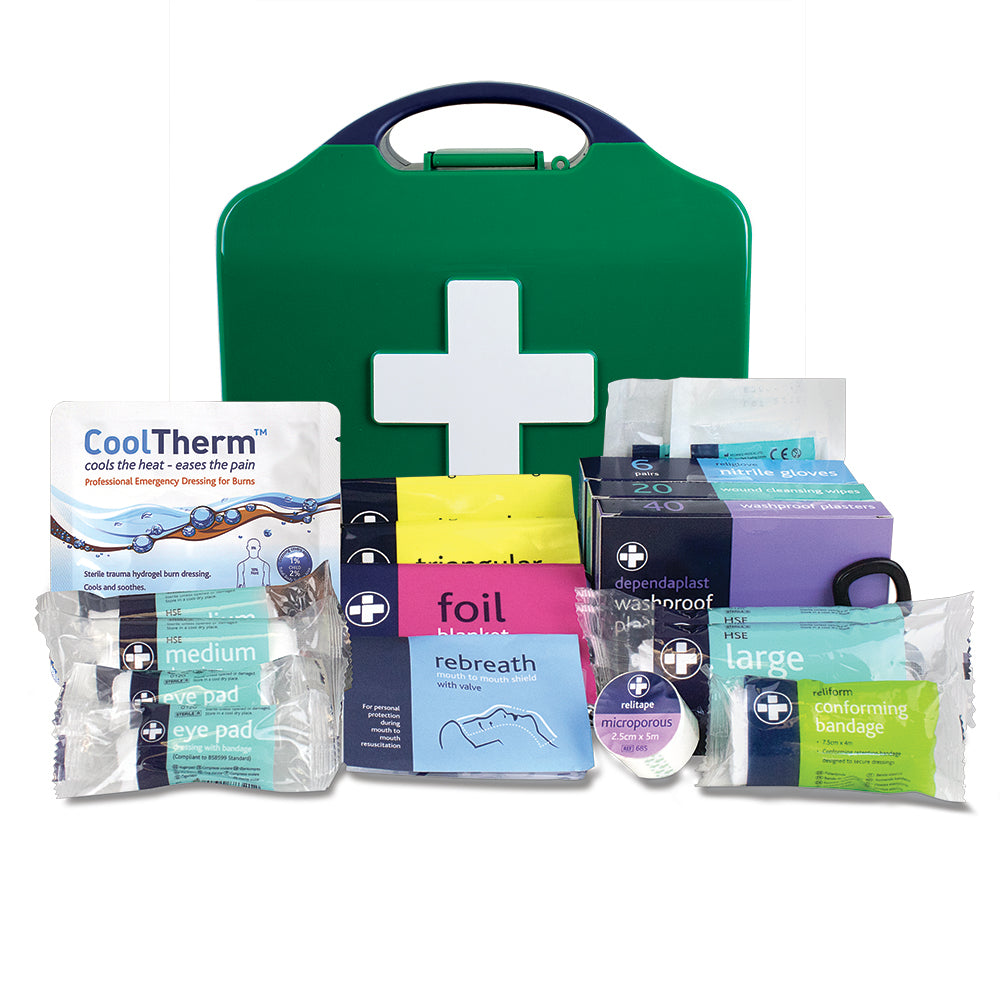 Workplace First Aid Kit - British Standard Compliant - Small - Case of 1