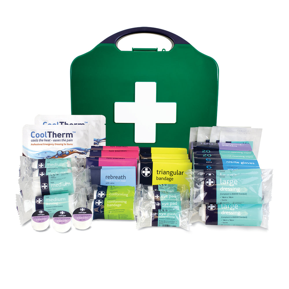 Workplace First Aid Kit - British Standard Compliant - Large - Case of 1