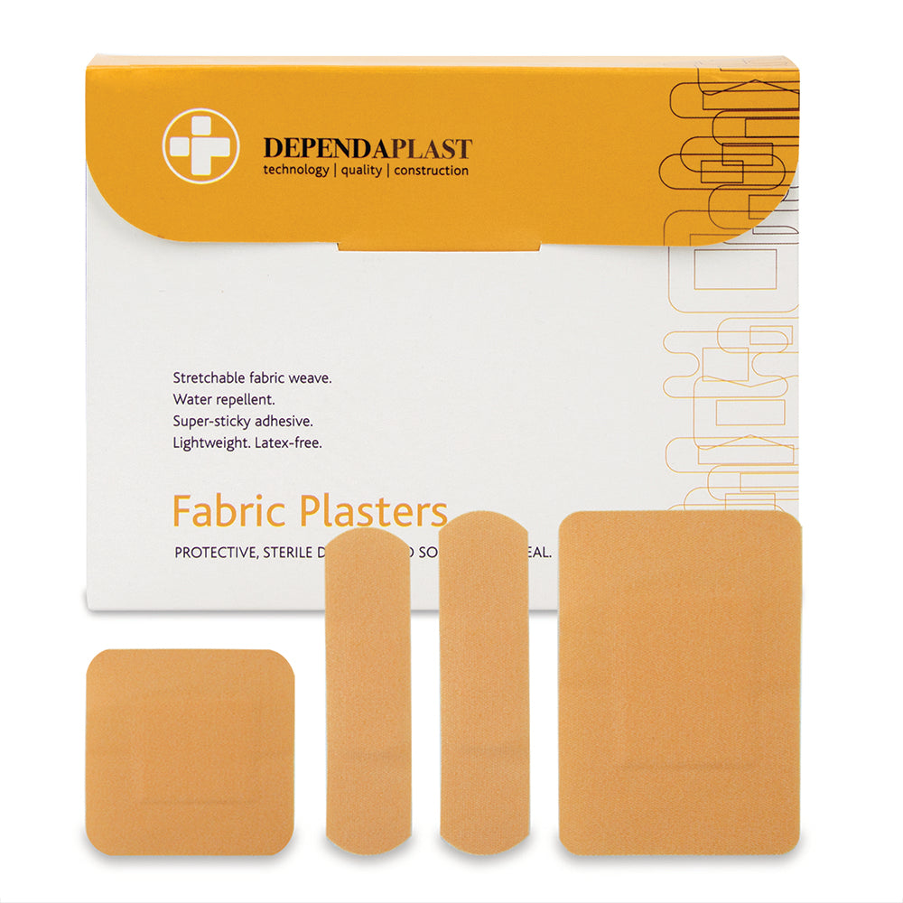 Fabric Plasters - Assorted - Box of 100