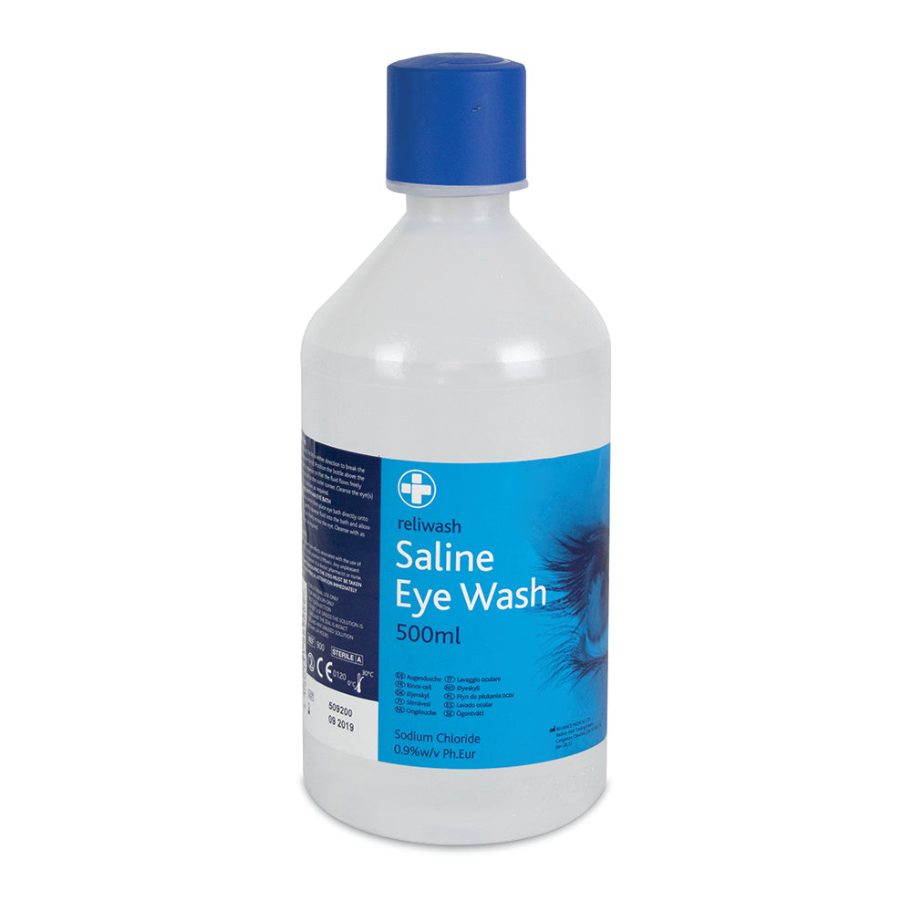 Eye Wash Saline - Bottle - 500ml - Bottle of 1