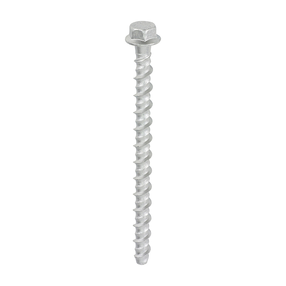 Multi-Fix Masonry Bolts - Hex Flange - Exterior - Silver - 6.0 x 100 - Box of 100