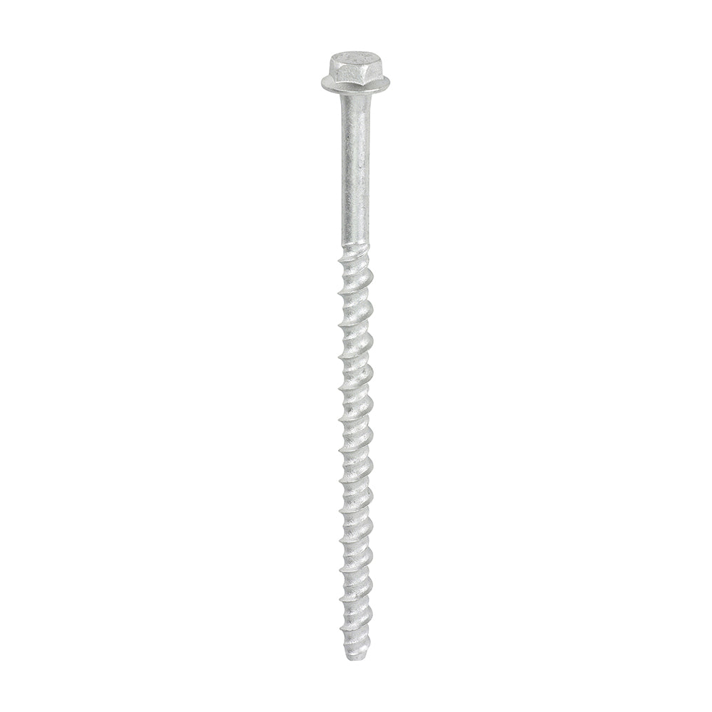 Multi-Fix Masonry Bolts - Hex Flange - Exterior - Silver - 6.0 x 130 - Box of 100
