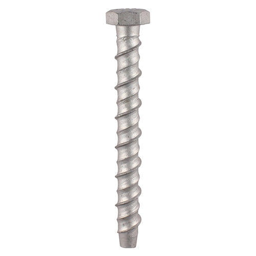 Multi-Fix Masonry Bolts - Hex - Exterior - Silver - 8.0 x 60 - Box of 100