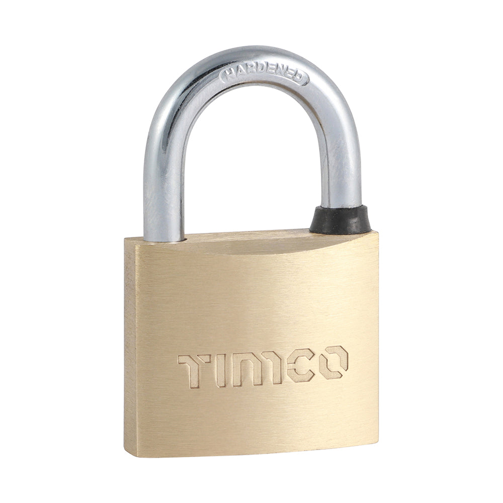 Brass Padlock - 40mm - Backing Card of 1