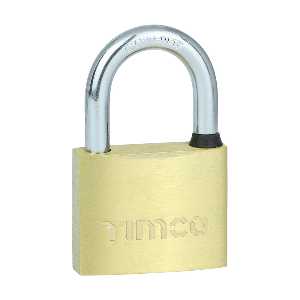 Brass Padlock - 50mm - Blister Pack of 1