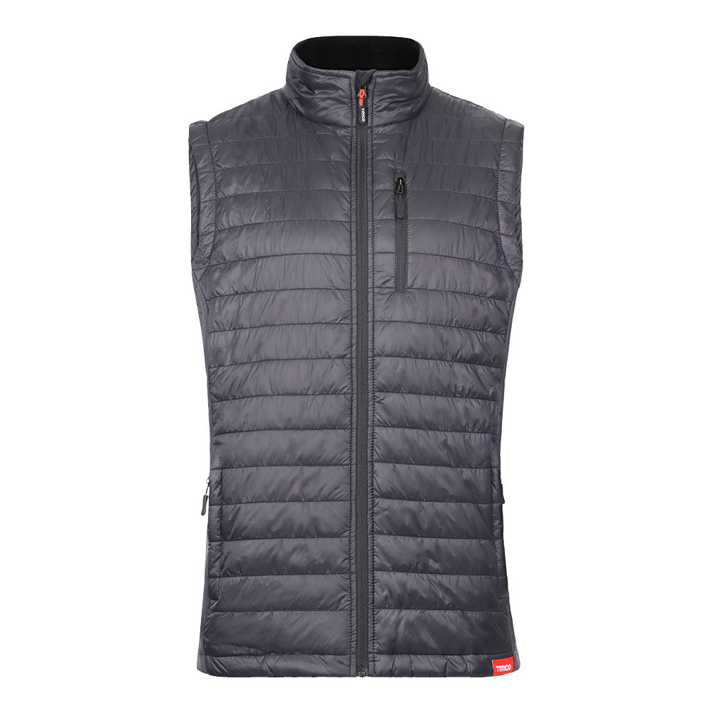 Padded Bodywarmer - Grey/Black - Large - Bag of 1