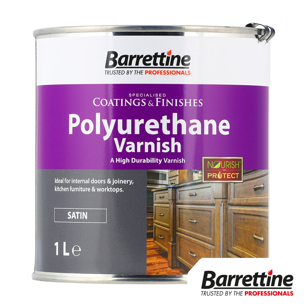 Polyurethane Varnish - Satin - 1L - Tin of 1