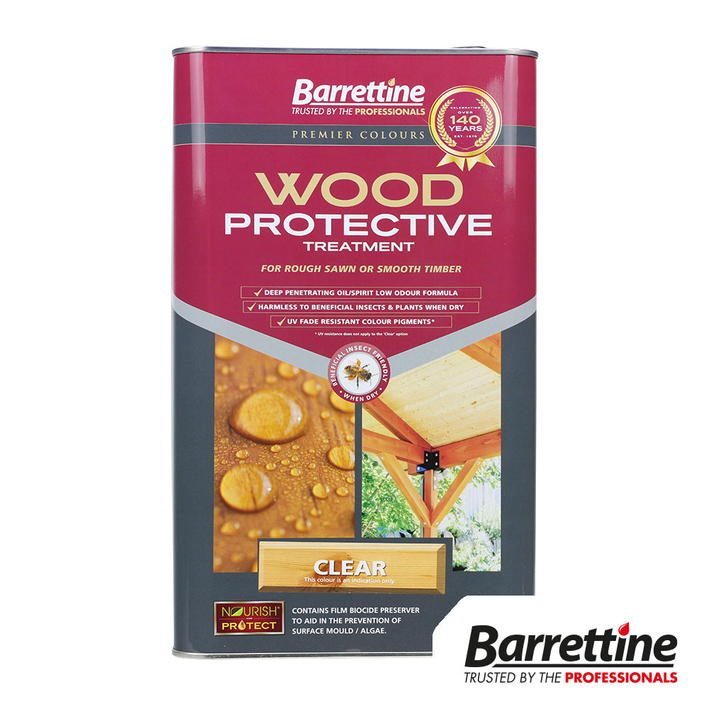 Wood Protective Treatment - Clear - 5L - Tin of 1