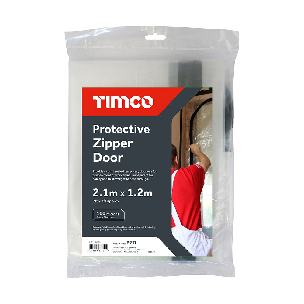 Protective Zipper Door - 2.1m x 1.2m - Bag of 1