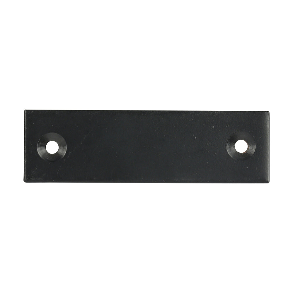 Rim Sashlock Reverse Plate - Epoxy Black - 74 x 22 - Bag of 1