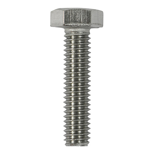 Hex Set Screws - A2 Stainless Steel - M8 x 80 - Bag of 5