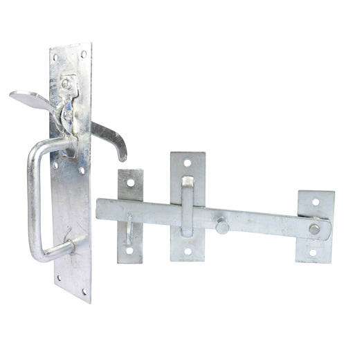 Suffolk Latch - Medium Duty - Hot Dipped Galvanised - 205 x 45mm - TIMbag of 1