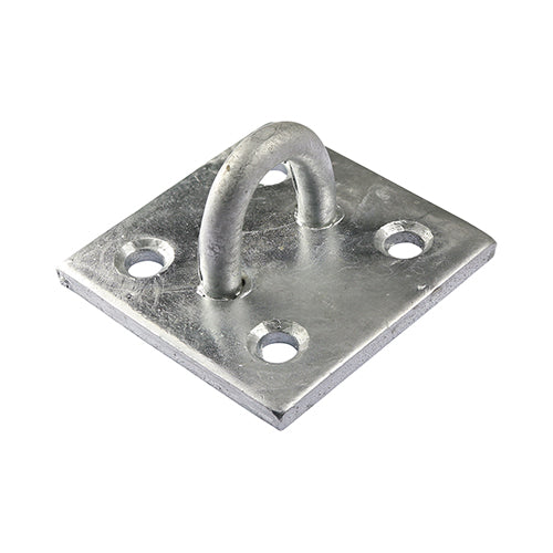 Staple on Plate - Hot Dipped Galvanised - 2" - TIMbag of 1