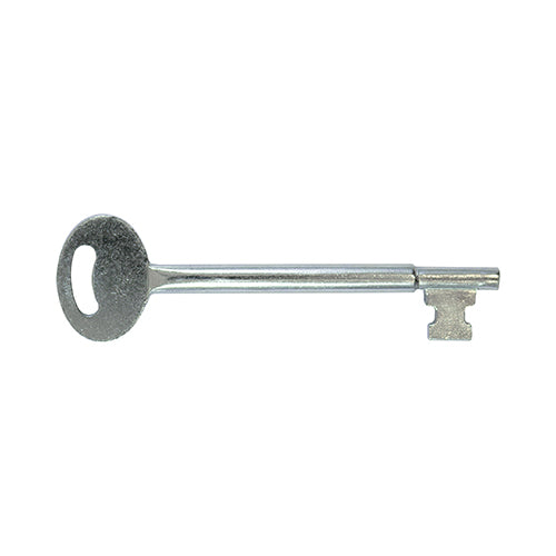 Press Lock Spare Keys - Zinc - Plain Bag of 5