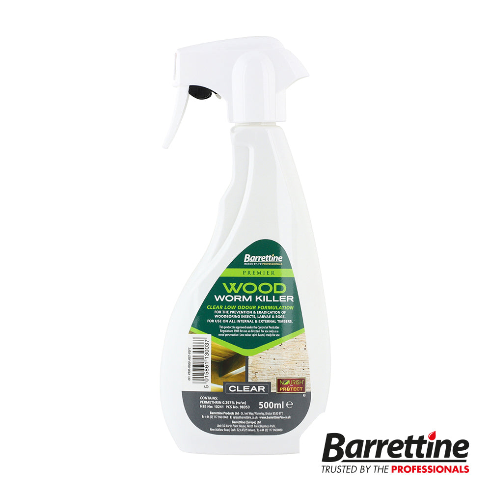 Woodworm Killer - 500ml - Bottle of 1