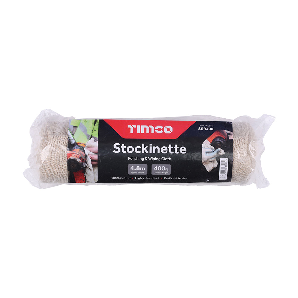 Stockinette Polishing & Wiping Cloth - 4.8m / 400g - Bag of 1