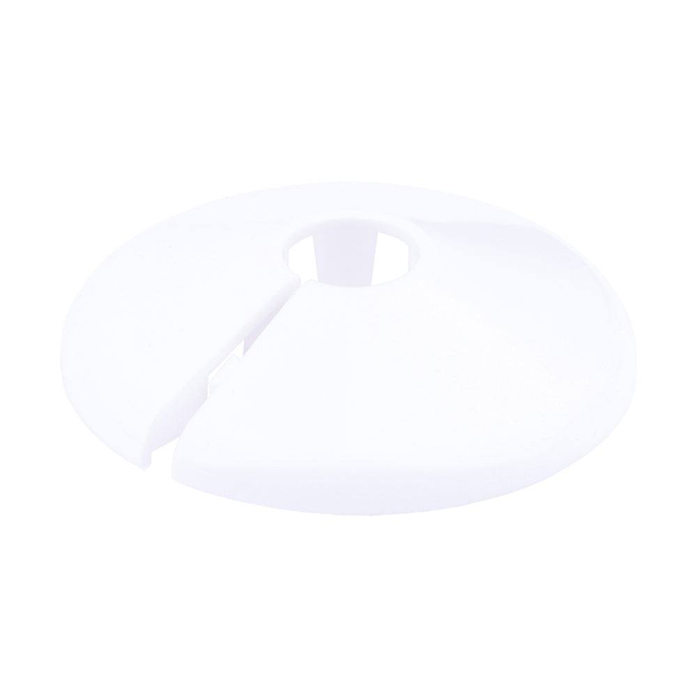 Pipe Collar - White - PC10 - 10mm - Bag of 10