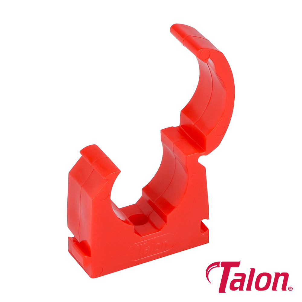 Single Hinged ID Clip - Red - TS22RED - 22mm - Bag of 100