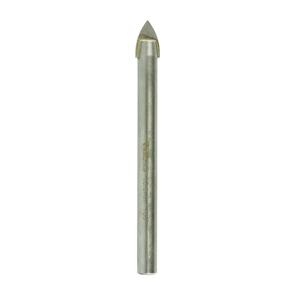 TCT Arrow Head Tile & Glass Bit - 10.0mm - Blister Pack of 1